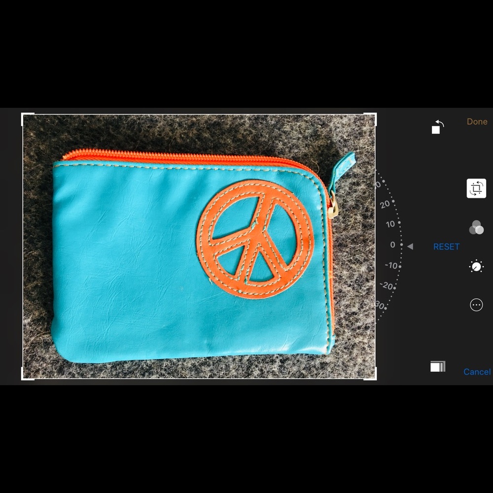 Peace Sign Pocketbook